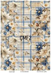 Çiçek Desenli Pirinç Dekopaj Model : ÇMF002 - Line Art