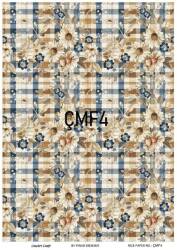 Çiçek Desenli Pirinç Dekopaj Model : ÇMF004 - Line Art