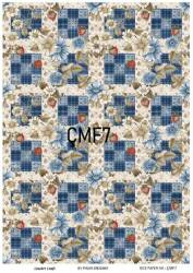 Çiçek Desenli Pirinç Dekopaj Model : ÇMF007 - Line Art