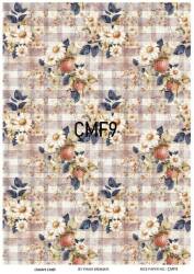 Çiçek Desenli Pirinç Dekopaj Model : ÇMF009 - Line Art