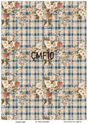 Çiçek Desenli Pirinç Dekopaj Model : ÇMF010 - Line Art