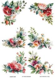 Çiçek Desenli Pirinç Dekopaj Model : KG002 - Line Art