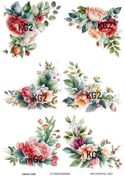 Çiçek Desenli Pirinç Dekopaj Model : KG002 - 1