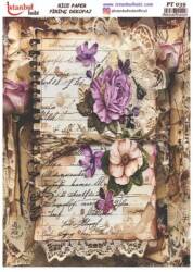 Çiçek Desenli Pirinç Dekopaj Model : PT 0039 - Tual Hobi Craft İst