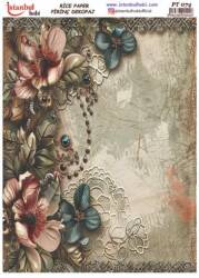 Çiçek Desenli Pirinç Dekopaj Model : PT 0074 - Tual Hobi Craft İst