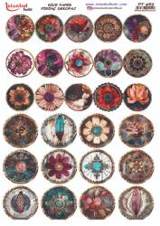 Çiçek Desenli Pirinç Dekopaj Model : PT 0465 - Tual Hobi Craft İst