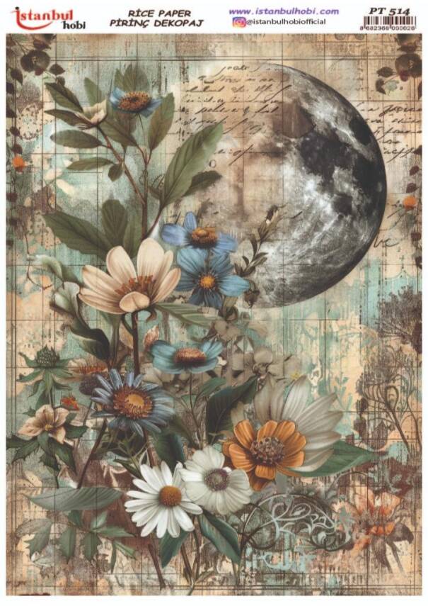 Çiçek Desenli Pirinç Dekopaj Model : PT 0514 - 1
