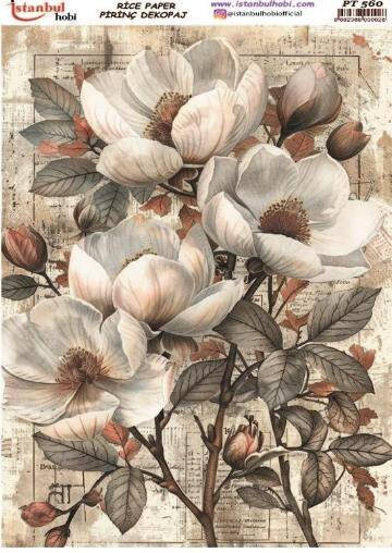 Çiçek Desenli Pirinç Dekopaj Model : PT 0560 - 1