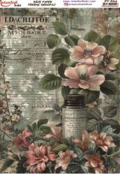 Çiçek Desenli Pirinç Dekopaj Model : PT 0624 - Tual Hobi Craft İst