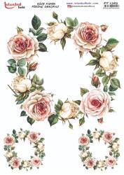 Çiçek Desenli Pirinç Dekopaj Model : PT 1365 - Tual Hobi Craft İst