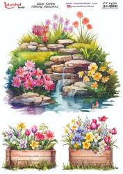 Çiçek Desenli Pirinç Dekopaj Model : PT 1492 - Tual Hobi Craft İst