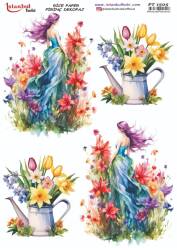 Çiçek Desenli Pirinç Dekopaj Model : PT 1505 - Tual Hobi Craft İst