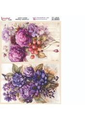 Çiçek Desenli Pirinç Dekopaj Model : PT 1866 - Tual Hobi Craft İst