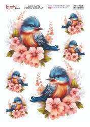 Çiçek Desenli Pirinç Dekopaj Model : PT 2169 - Tual Hobi Craft İst