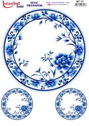 Çiçek Desenli Sulu Transfer Kağıdı STI-017 - Tual Hobi Craft İst