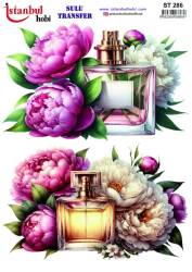 Çiçek Desenli Sulu Transfer Kağıdı STI-286 - Tual Hobi Craft İst