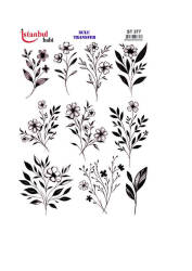 Çiçek Desenli Sulu Transfer Kağıdı STI-377 - Tual Hobi Craft İst