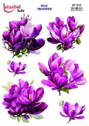 Çiçek Desenli Sulu Transfer Kağıdı STI-510 - Tual Hobi Craft İst