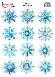 Çiçek Desenli Sulu Transfer Kağıdı STI-630 - Tual Hobi Craft İst