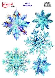 Çiçek Desenli Sulu Transfer Kağıdı STI-631 - Tual Hobi Craft İst
