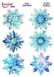 Çiçek Desenli Sulu Transfer Kağıdı STI-632 - Tual Hobi Craft İst