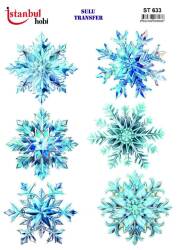 Çiçek Desenli Sulu Transfer Kağıdı STI-633 - Tual Hobi Craft İst