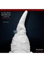 Çiçek Şapkalı Dev Cüce Heykeli (59x21 cm) Ham Polyester - Tual Hobi Sanat (1)