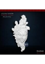 Çiçekli Kadın Duvar Maske Küçük Boy (30x15cm) Ham Polyester M07 - Tual Hobi Sanat