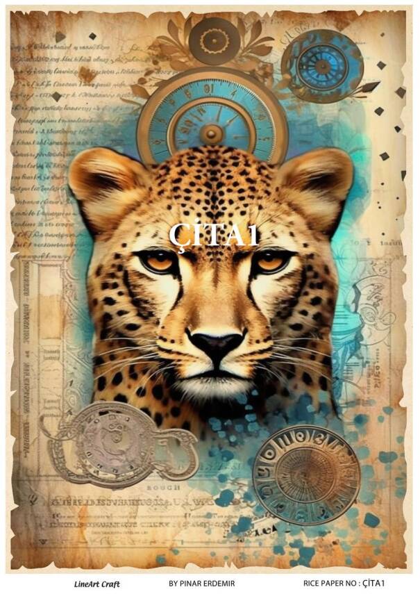 Çita Desenli Pirinç Dekopaj Model : ÇİTA01 - 1