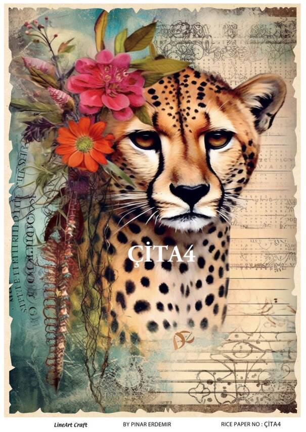 Çita Desenli Pirinç Dekopaj Model : ÇİTA04 - 1