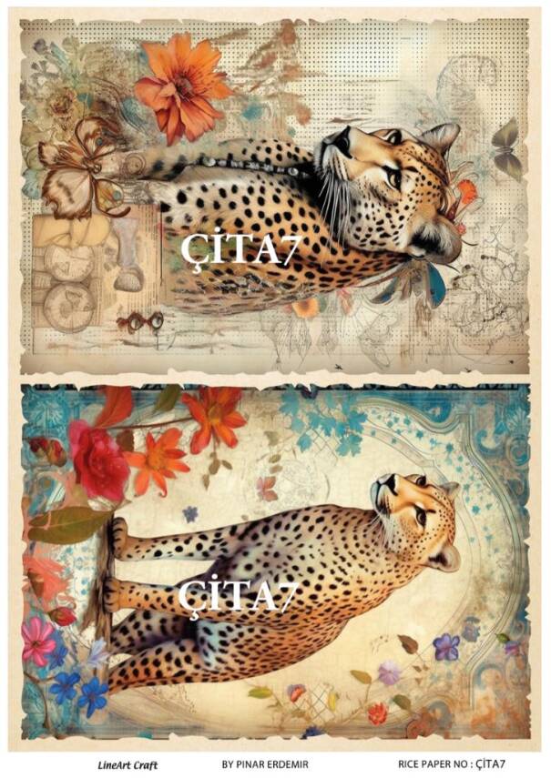 Çita Desenli Pirinç Dekopaj Model : ÇİTA07 - 1