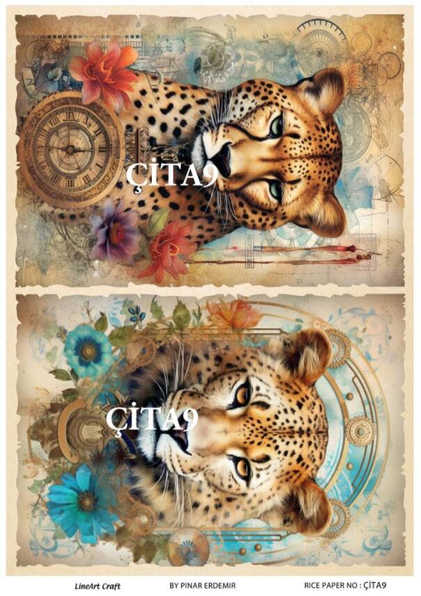 Çita Desenli Pirinç Dekopaj Model : ÇİTA09 - 1