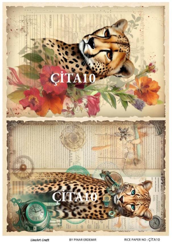 Çita Desenli Pirinç Dekopaj Model : ÇİTA10 - 1