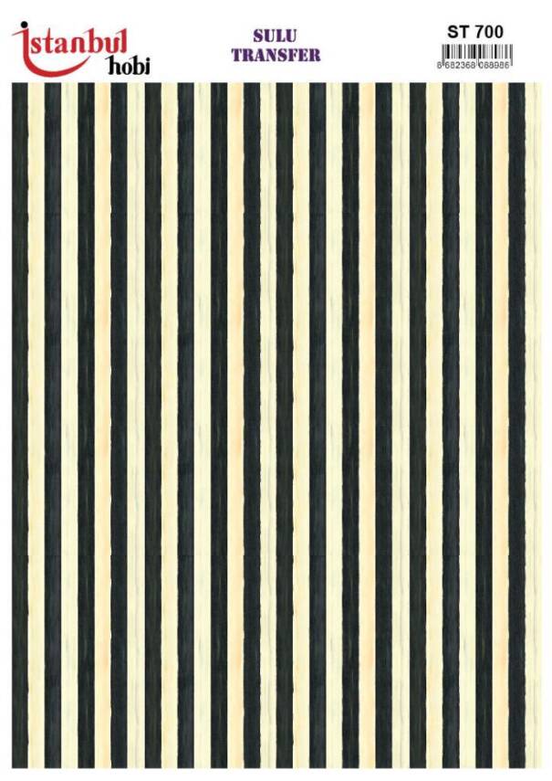 Çizgi Desenli Sulu Transfer Kağıdı ST-700 - 1