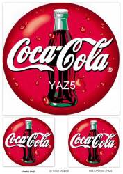 Coca Cola Desenli Pirinç Dekopaj Model : Yaz 05 - Line Art