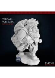 Çuvallı Noel Baba Biblo Heykeli (18x15 cm) Ham Polyester - Tual Hobi Sanat