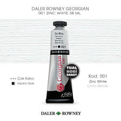 Daler Rowney Georgian 001 Zinc White (Çinko Beyazı) 38 ml - Daler Rowney
