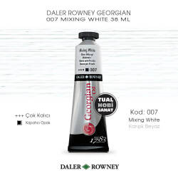 Daler Rowney Georgian 007 Mixing White (Karışık Beyaz) 38 ml - Daler Rowney