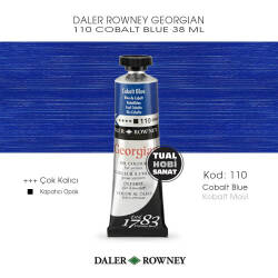 Daler Rowney Georgian 110 Cobalt Blue (Kobalt Mavi) 38 ml - Daler Rowney