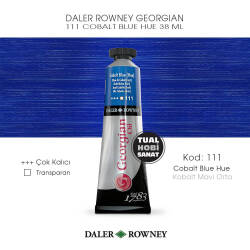 Daler Rowney Georgian 111 Cobalt Blue Hue (Kobalt Mavi Orta) 38 ml - Daler Rowney