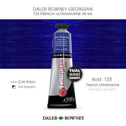 Daler Rowney Georgian 123 French Ultramarine (Fransız Laciverti) 38 ml - Daler Rowney