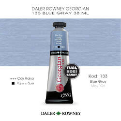 Daler Rowney Georgian 133 Blue Grey (Mavi Gri) 38 ml - Daler Rowney