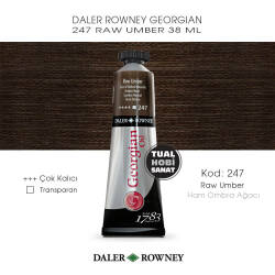 Daler Rowney Georgian 247 Raw Umber (Ham Ombra Ağacı) 38 ml - Daler Rowney