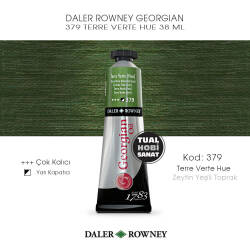 Daler Rowney Georgian 379 Terre Vete Hue (Zeytin Yeşili Toprak) 38 ml - Daler Rowney