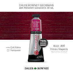 Daler Rowney Georgian 409 Primary Magenta (Morumsu Kırmızı) 38 ml - Daler Rowney
