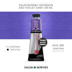 Daler Rowney Georgian 442 Violet Grey (Eflatun Grisi) 38 ml - Daler Rowney