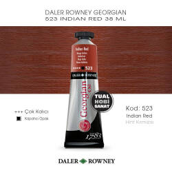 Daler Rowney Georgian 523 Indian Red (Hint Kırmızısı) 38 ml - Daler Rowney