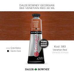 Daler Rowney Georgian 583 Venetian Red (Venedik Kırmızısı) 38 ml - Daler Rowney