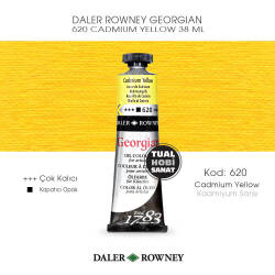 Daler Rowney Georgian 620 Cadmium Yellow (Kadmiyum Sarı) 38 ml - Daler Rowney