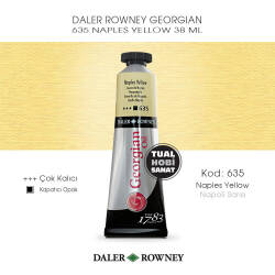 Daler Rowney Georgian 635 Naples Yellow (Napoli Sarısı) 38 ml - Daler Rowney
